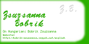 zsuzsanna bobrik business card